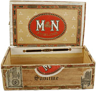 Étiquette de boîte à cigares : M&N Sublime