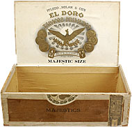 Étiquette de boîte à cigares : El Doro
