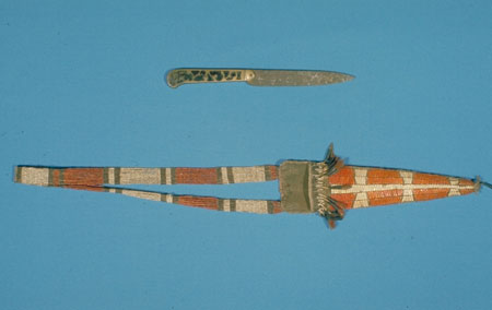 Knife sheath; Knife, © CMC/MCC, III-X-281 a-b
