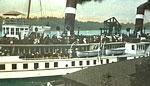 S.S. Chippewa au quai de Lewiston, NY, sur la rivière Niagara, © MCC/CMC, O.12-2-3 LS