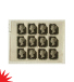Impression d'essai en noir de douze timbres