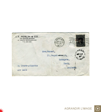 Vol transatlantique de Pinedo, timbre de 60 cents