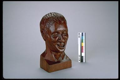 Ancienne Statue Canadienne En Plomb – Buste Générique Sans Marque, état Très Bon