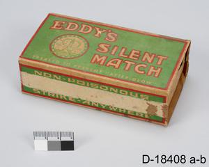 boîte à allumettes | Musée canadien de l'histoire