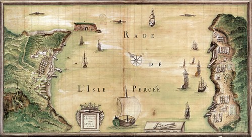 Rade de l'Isle Percée, 1686