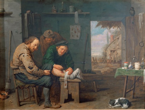 Le chirurgien, 1638, par David Ryckaert III