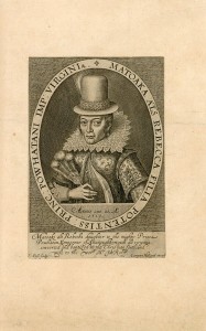 Portrait de Matoaka (Pocahontas), 1616, paru dans The generall historie of Virginia, New England, and the Summer Isles, par John Smith