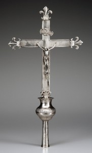 Croix de procession, vers 1771-1819, par François Ranvoyzé
