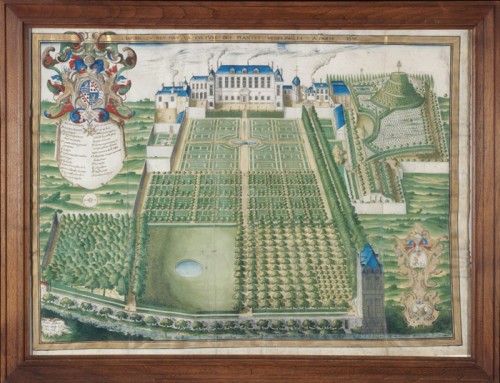 Jardin du Roi pour la culture des plantes médicinales, 1636, par Frederic Scalberge