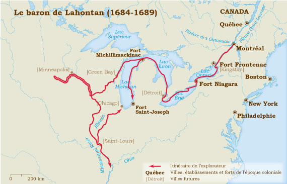 Lahontan 1684-1689