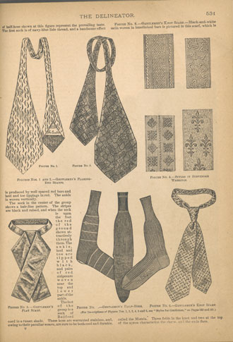 Cravates, écharpes et chaussettes