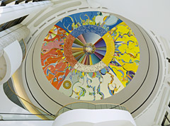 Étoile du matin, œuvre de Alex Janvier Étoile du matin, œuvre de Alex Janvier