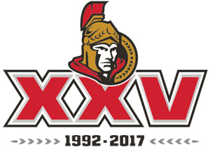 Logo - Sénateurs d'Ottawa XXV