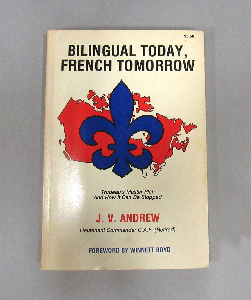 Bilingue aujourd'hui à Ottawa, Musée canadien de l'histoire.