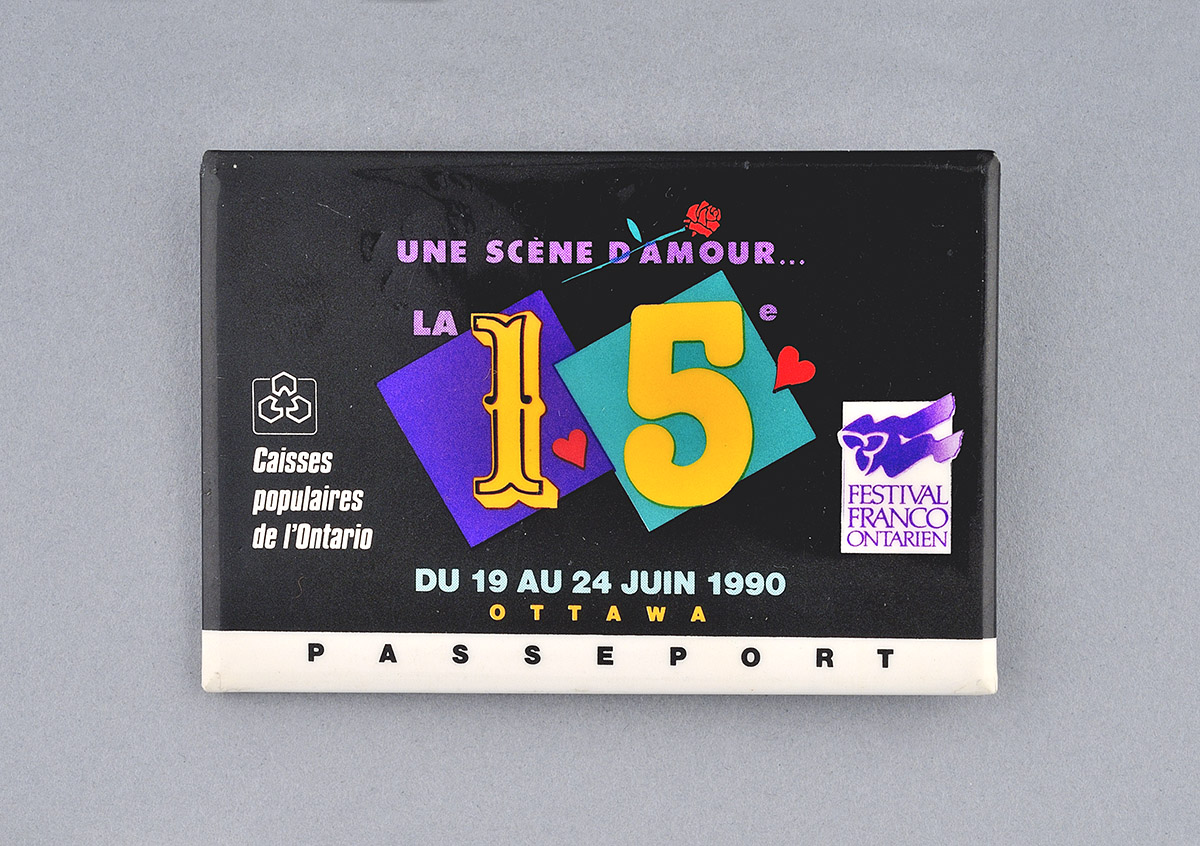 Une carte avec les mots « la 15 » dessus à Ottawa au Musée canadien de l'histoire.