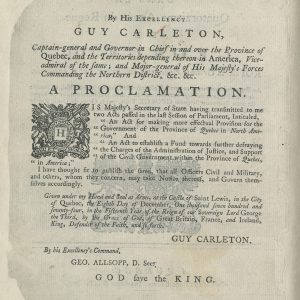 Acte de Québec, 1774