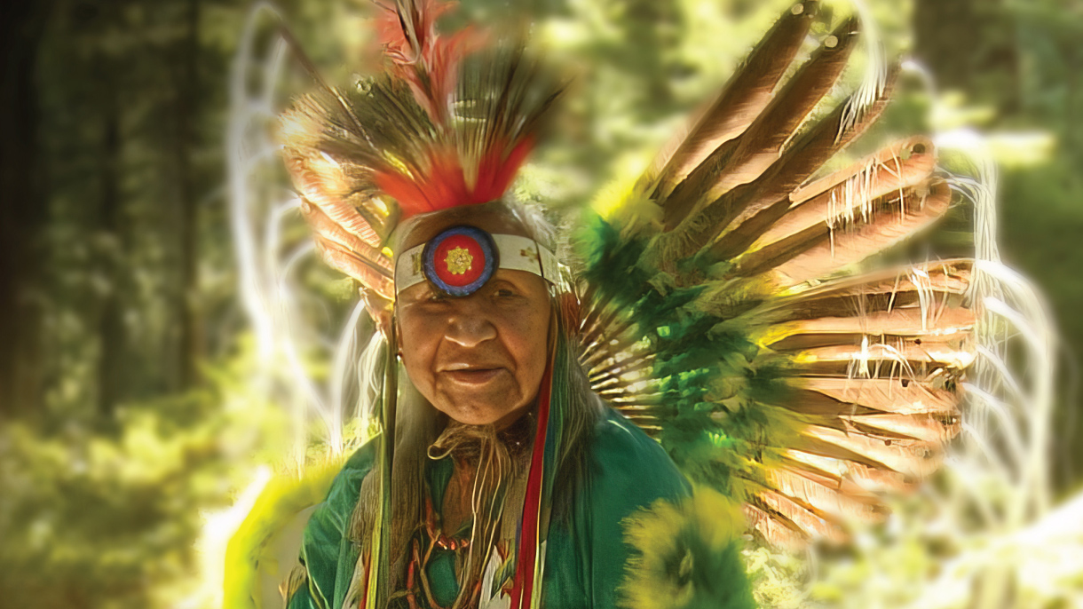 Un homme en costume traditionnel