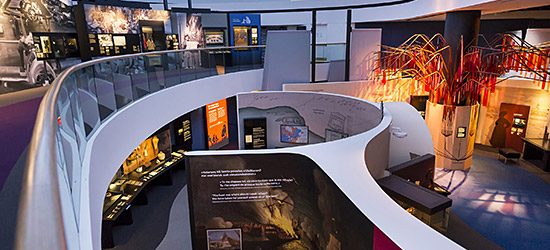 Salle de l’Histoire canadienne, la vue depuis la Galerie 3