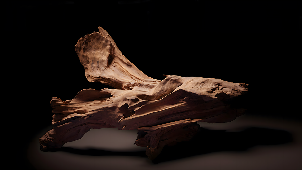 Une sculpture de bois